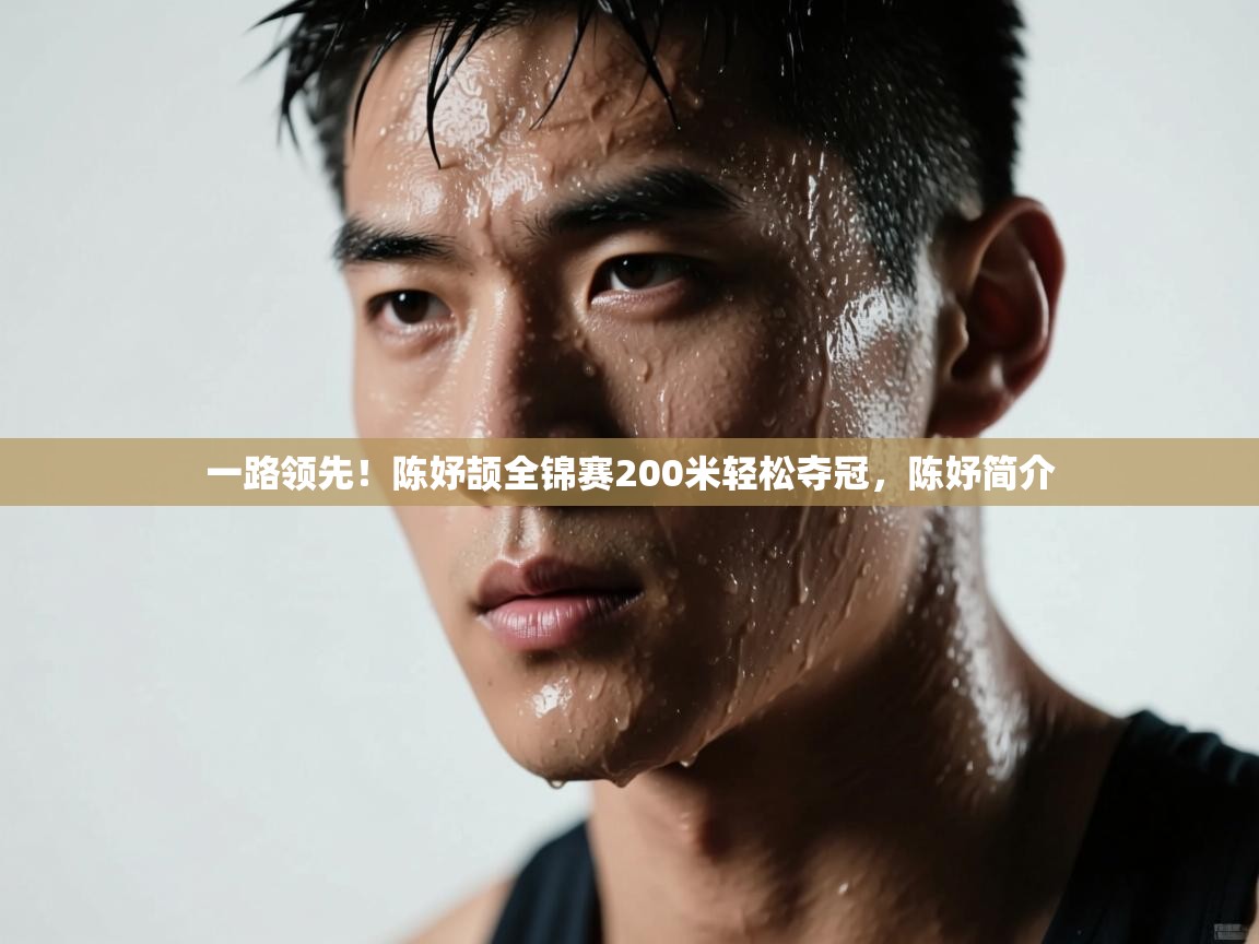 海星体育 谢宇宁-一路领先!陈妤颉全锦赛200米轻松夺冠,陈妤简介 第4张